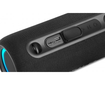 Колонка REAL-EL X-725 Black (15Вт, Bluetooth, USB, RGB, TWS, Type C, 3600мА*год) Колонка REAL-EL X-725 Black (15Вт, Bluetooth, USB, RGB, TWS, Type C, 3600мА*год)