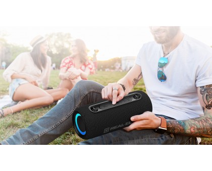 Колонка REAL-EL X-725 Black (15Вт, Bluetooth, USB, RGB, TWS, Type C, 3600мА*год) Колонка REAL-EL X-725 Black (15Вт, Bluetooth, USB, RGB, TWS, Type C, 3600мА*год)