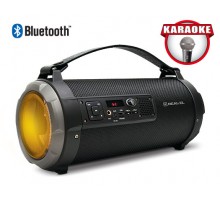 Колонка REAL-EL X-730 Black УЦІНКА (bluetooth, підсвічування, караоке)