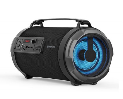 Колонка REAL-EL X-730 Black (bluetooth, підсвічування, караоке) Колонка REAL-EL X-730 Black (bluetooth, підсвічування, караоке)