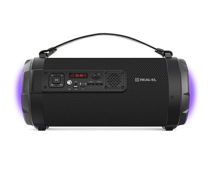 Колонка REAL-EL X-730 Black (bluetooth, підсвічування, караоке) Колонка REAL-EL X-730 Black (bluetooth, підсвічування, караоке)