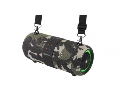 Колонка REAL-EL X-733 camo (24Вт, Bluetooth, USB, AUX, 3600мА*час) Колонка REAL-EL X-733 camo (24Вт, Bluetooth, USB, AUX, 3600мА*час)