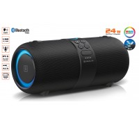 Колонка REAL-EL X-735 Black (24Вт, Bluetooth, USB, AUX, 3600мА*год)