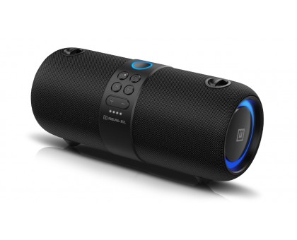 Колонка REAL-EL X-735 Black УЦІНКА (24Вт, Bluetooth, USB, AUX, 3600мА*год)