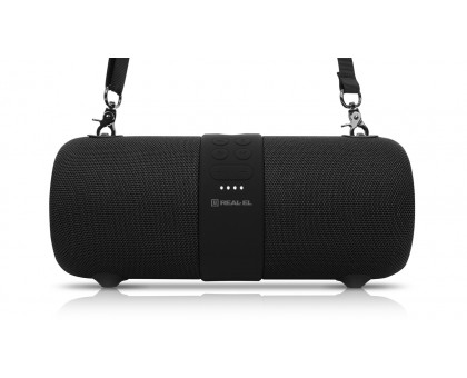 Колонка REAL-EL X-735 Black УЦІНКА (24Вт, Bluetooth, USB, AUX, 3600мА*год)