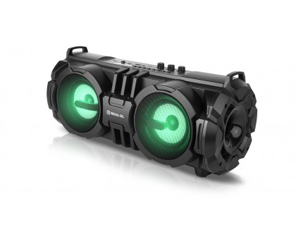 Колонка REAL-EL X-737 Black (28Вт,Bluetooth,USB,microSD,AUX,4000mA) Колонка REAL-EL X-737 Black (28Вт,Bluetooth,USB,microSD,AUX,4000mA)