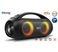 Колонка REAL-EL X-745 Black (40Вт, Bluetooth, USB, AUX, 3000мА*год)