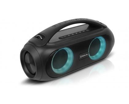 Колонка REAL-EL X-745 Black (40Вт, Bluetooth, USB, AUX, 3000мА*год)