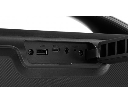 Колонка REAL-EL X-745 Black (40Вт, Bluetooth, USB, AUX, 3000мА*год)