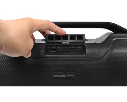 Колонка REAL-EL X-747 Black (50Вт, Bluetooth, AUX, microSD, 2х3600мА*год) Колонка REAL-EL X-747 Black (50Вт, Bluetooth, AUX, microSD, 2х3600мА*год)