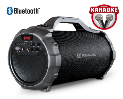 Колонка REAL-EL X-750 Black (bluetooth, караоке) Колонка REAL-EL X-750 Black (bluetooth, караоке)