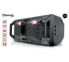 Колонка REAL-EL X-757 Black (bluetooth, FM, підсвічування, TWS, USB, Micro SD, пульт ДК)