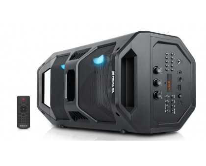 Колонка REAL-EL X-757 Black (bluetooth, FM, підсвічування, TWS, USB, Micro SD, пульт ДК)