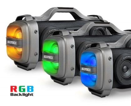 Колонка REAL-EL X-770 Black (bluetooth, підсвічування, караоке) Колонка REAL-EL X-770 Black (bluetooth, підсвічування, караоке)