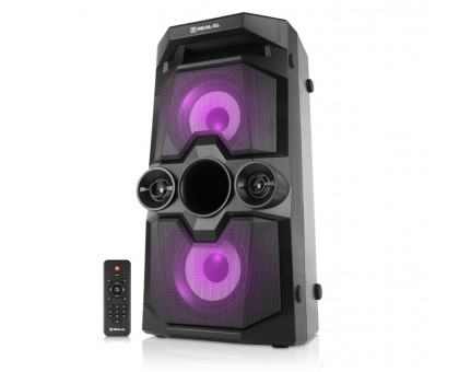Колонка REAL-EL X-771 Black (50Вт,Bluetooth,USB,microSD,AUX,8000mA)