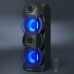 Колонка REAL-EL X-787 Black (80Вт, bluetooth, підсвічування, TWS, USB, Micro SD, пульт ДК)