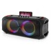 Колонка REAL-EL X-795 Black (70Вт, Bluetooth, USB, microSD, AUX, 2Mic караоке, RGB, TWS, 7000мА*год)