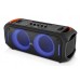 Колонка REAL-EL X-795 Black (70Вт, Bluetooth, USB, microSD, AUX, 2Mic караоке, RGB, TWS, 7000мА*год)
