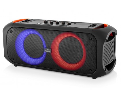Колонка REAL-EL X-795 Black (70Вт, Bluetooth, USB, microSD, AUX, 2Mic караоке, RGB, TWS, 7000мА*год) Колонка REAL-EL X-795 Black (70Вт, Bluetooth, USB, microSD, AUX, 2Mic караоке, RGB, TWS, 7000мА*год)