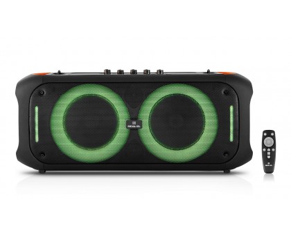 Колонка REAL-EL X-795 Black (70Вт, Bluetooth, USB, microSD, AUX, 2Mic караоке, RGB, TWS, 7000мА*год) Колонка REAL-EL X-795 Black (70Вт, Bluetooth, USB, microSD, AUX, 2Mic караоке, RGB, TWS, 7000мА*год)
