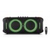 Колонка REAL-EL X-795 Black (70Вт, Bluetooth, USB, microSD, AUX, 2Mic караоке, RGB, TWS, 7000мА*год)