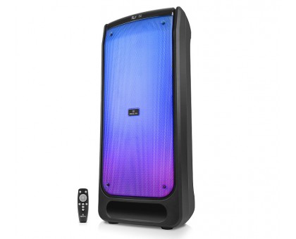 Колонка REAL-EL X-797 Black (90Вт, Bluetooth, USB, microSD, AUX, 2Mic караоке, RGB, TWS, 8000мА*год) Колонка REAL-EL X-797 Black (90Вт, Bluetooth, USB, microSD, AUX, 2Mic караоке, RGB, TWS, 8000мА*год)