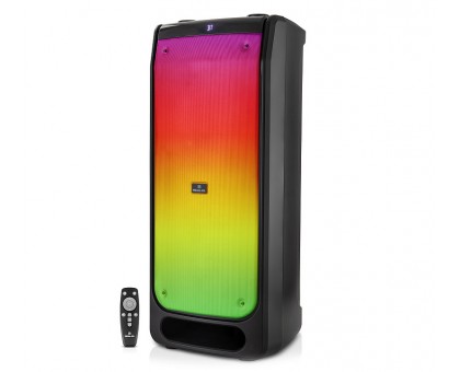 Колонка REAL-EL X-797 Black (90Вт, Bluetooth, USB, microSD, AUX, 2Mic караоке, RGB, TWS, 8000мА*год) Колонка REAL-EL X-797 Black (90Вт, Bluetooth, USB, microSD, AUX, 2Mic караоке, RGB, TWS, 8000мА*год)