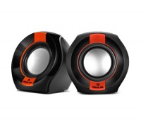 Колонки REAL-EL S-50 black-red