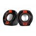 Колонки REAL-EL S-50 black-red