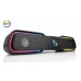 Колонки REAL-EL S-180 black (саундбар з динамічним RGB підсвічуванням)