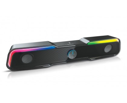 Колонки REAL-EL S-180 black (саундбар з динамічним RGB підсвічуванням) Колонки REAL-EL S-180 black (саундбар з динамічним RGB підсвічуванням)