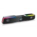 Колонки REAL-EL S-180 black (саундбар з динамічним RGB підсвічуванням)