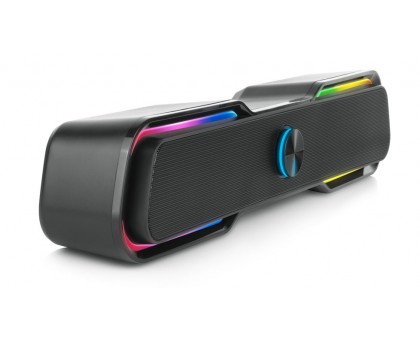 Колонки REAL-EL S-180 black (саундбар з динамічним RGB підсвічуванням) Колонки REAL-EL S-180 black (саундбар з динамічним RGB підсвічуванням)