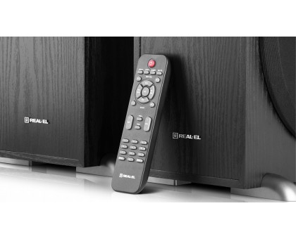 Колонки 2.0 REAL-EL S-2070 black УЦІНКА (150W, Bluetooth, USB flash, FM, Karaoke, Opt, coax, ДК) Колонки 2.0 REAL-EL S-2070 black УЦІНКА (150W, Bluetooth, USB flash, FM, Karaoke, Opt, coax, ДК)