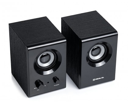 Колонки 2.0 REAL-EL S-210 black Колонки 2.0 REAL-EL S-210 black