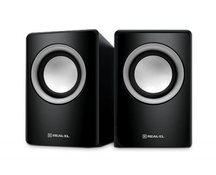 Колонки 2.0 REAL-EL S-215 black Колонки 2.0 REAL-EL S-215 black