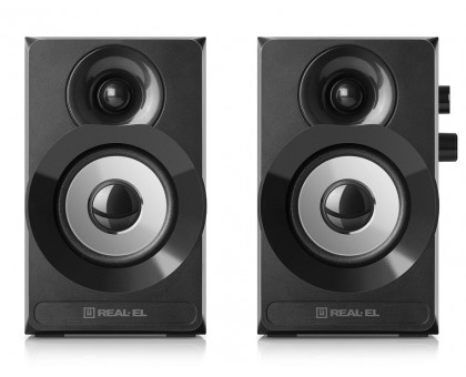 Колонки 2.0 REAL-EL S-217 black Колонки 2.0 REAL-EL S-217 black