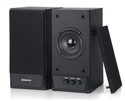 Колонки 2.0 REAL-EL S-219 black Колонки 2.0 REAL-EL S-219 black