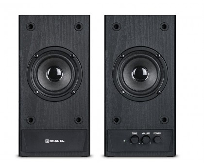 Колонки 2.0 REAL-EL S-219 black Колонки 2.0 REAL-EL S-219 black
