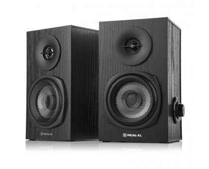 Колонки 2.0 REAL-EL S-225 black Колонки 2.0 REAL-EL S-225 black