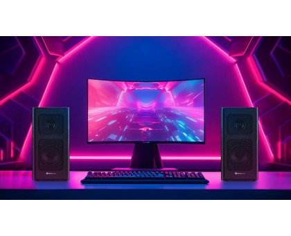 Колонки 2.0 REAL-EL S-250 black Колонки 2.0 REAL-EL S-250 black