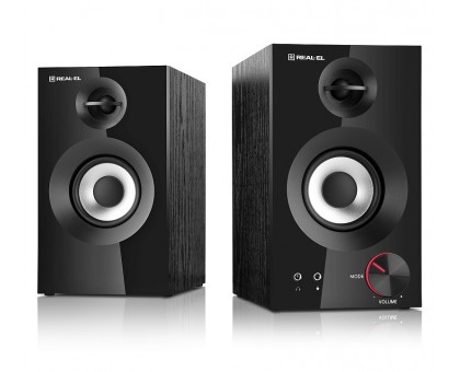 Колонки 2.0 REAL-EL S-420 УЦІНКА (28Вт, Bluetooth) Колонки 2.0 REAL-EL S-420 УЦІНКА (28Вт, Bluetooth)