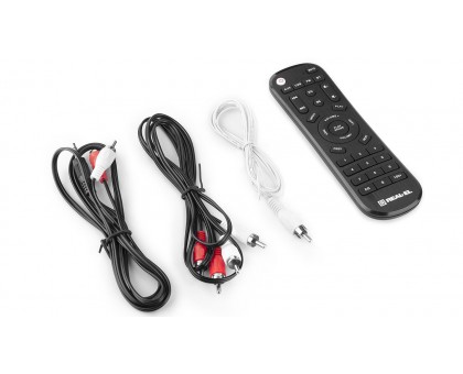 Колонки 2.0 REAL-EL S-450 black УЦІНКА (46 Вт, Bluetooth, USB flash, FM радіо, пду) Колонки 2.0 REAL-EL S-450 black УЦІНКА (46 Вт, Bluetooth, USB flash, FM радіо, пду)
