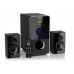 Колонки 2.1 REAL-EL M-555 УЦІНКА (55Вт, Bluetooth, USB, SD, FM, ДК)