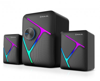 Колонки 2.1 REAL-EL M-320 (11Вт) USB black Колонки 2.1 REAL-EL M-320 (11Вт) USB black