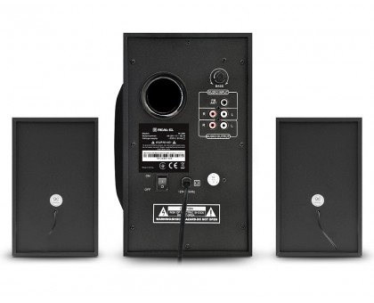 Колонки 2.1 REAL-EL M-350 Bluetooth (44Вт) black УЦІНКА Колонки 2.1 REAL-EL M-350 Bluetooth (44Вт) black УЦІНКА