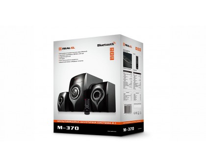 Колонки 2.1 REAL-EL M-370 Bluetooth (44Вт) black УЦІНКА