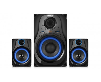 Колонки 2.1 REAL-EL M-380 black (32Вт, Bluetooth, USB, SD, FM, ДУ) Колонки 2.1 REAL-EL M-380 black (32Вт, Bluetooth, USB, SD, FM, ДУ)