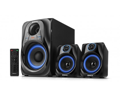 Колонки 2.1 REAL-EL M-380 black (32Вт, Bluetooth, USB, SD, FM, ДУ) Колонки 2.1 REAL-EL M-380 black (32Вт, Bluetooth, USB, SD, FM, ДУ)