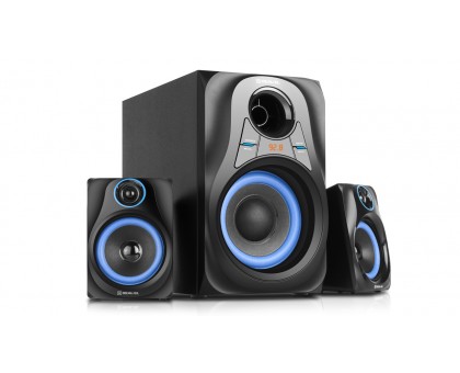 Колонки 2.1 REAL-EL M-380 black (32Вт, Bluetooth, USB, SD, FM, ДУ) Колонки 2.1 REAL-EL M-380 black (32Вт, Bluetooth, USB, SD, FM, ДУ)